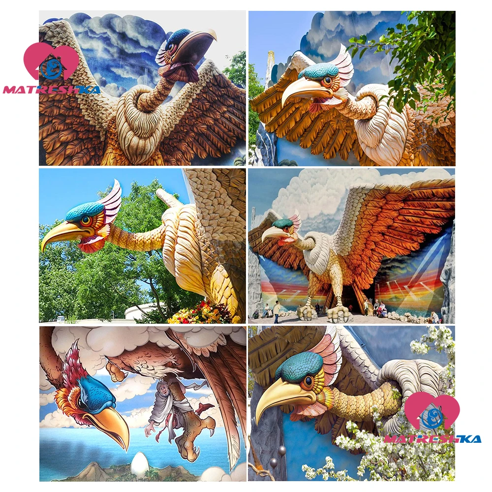 Полный квадратный алмаз 5D DIY Алмазная картина Efteling park вышивка крестиком Стразы