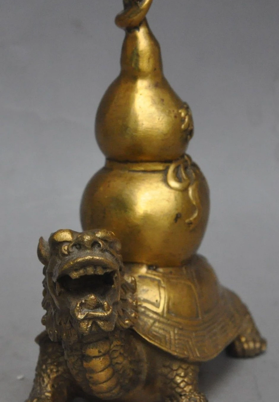 5 &quotКитайский латунный по феншуй долголетие Дракон черепаха Тыква фу счастливая