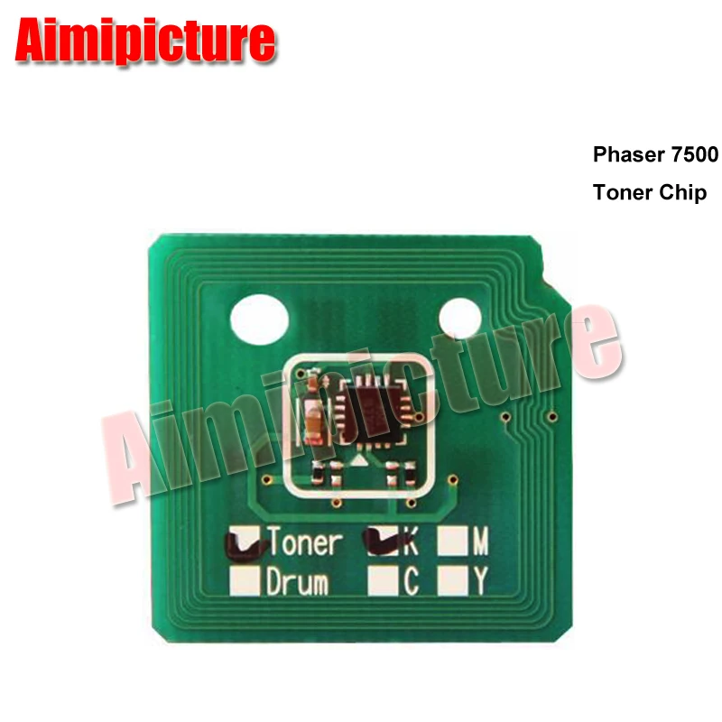 Тонер чип 106R01439 106R01436 106R01437 106R01438 для Xerox 7500 Phaser BK C M Y картридж 1 комплект 4 шт