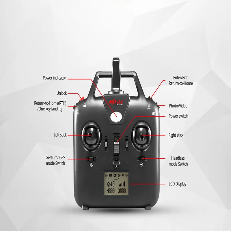 MJX B2W Bugs 2 W Monster WiFi FPV Бесщеточный с 1080 P HD камерой gps удержание высоты RC Квадрокоптер