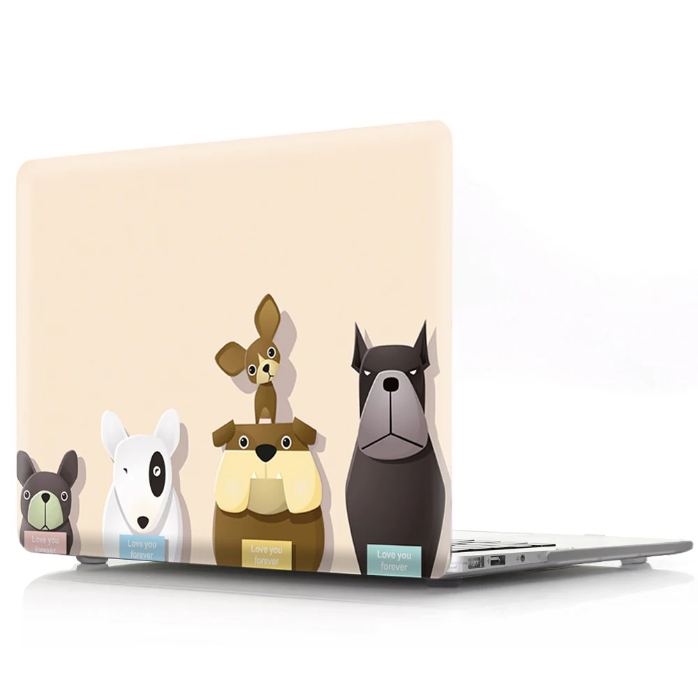 Чехол с милой кошкой для Macbook Air 13 A1466 жесткий чехол мультипликационным принтом