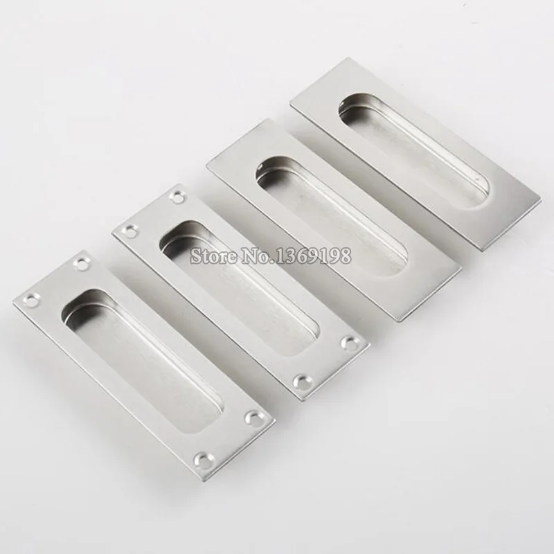 Топ Дизайн 10 шт раздвижные двери скрытые ручки из нержавеющей стали Невидимая
