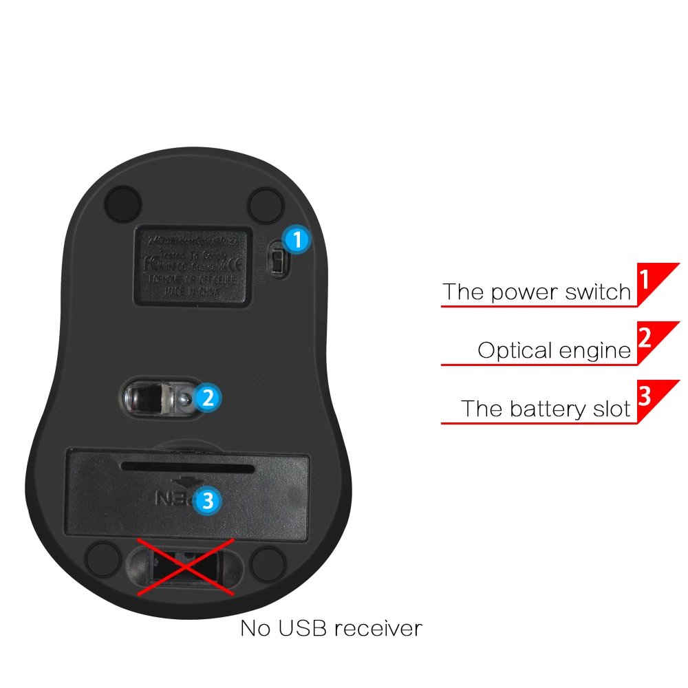 BTS-3000 Mini Optical Bluetooth 3.0 Mouse 6D voor win7/win8 xp macebook iapd Android Tabletten Computer notebook laptop | Компьютеры и