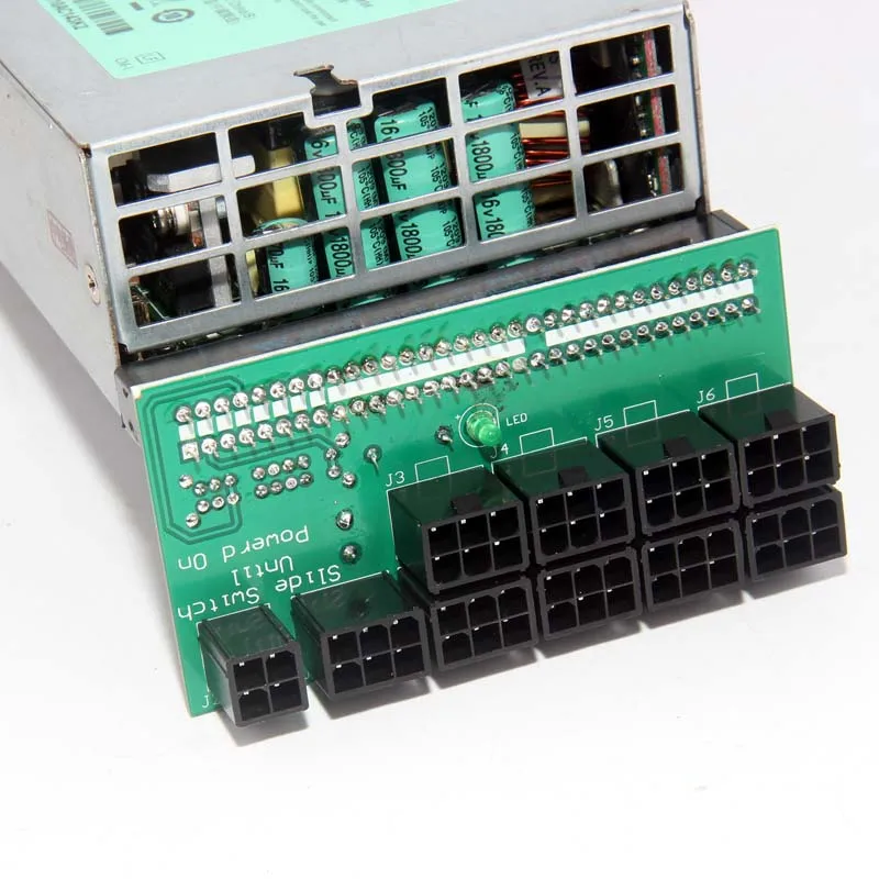 DPS 1200FB/QB A Блок питания Breakout Board + 10 кабель 6 pin для добычи эфириума LSMK99| |