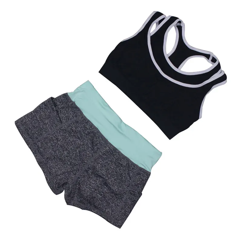ZYNNEVA 2018 New Sport Sets Women's Sports Bra Vest + Shorts Gym Running Athletic Fitness Suit Yoga Set Tracksuit P211 | Спорт и