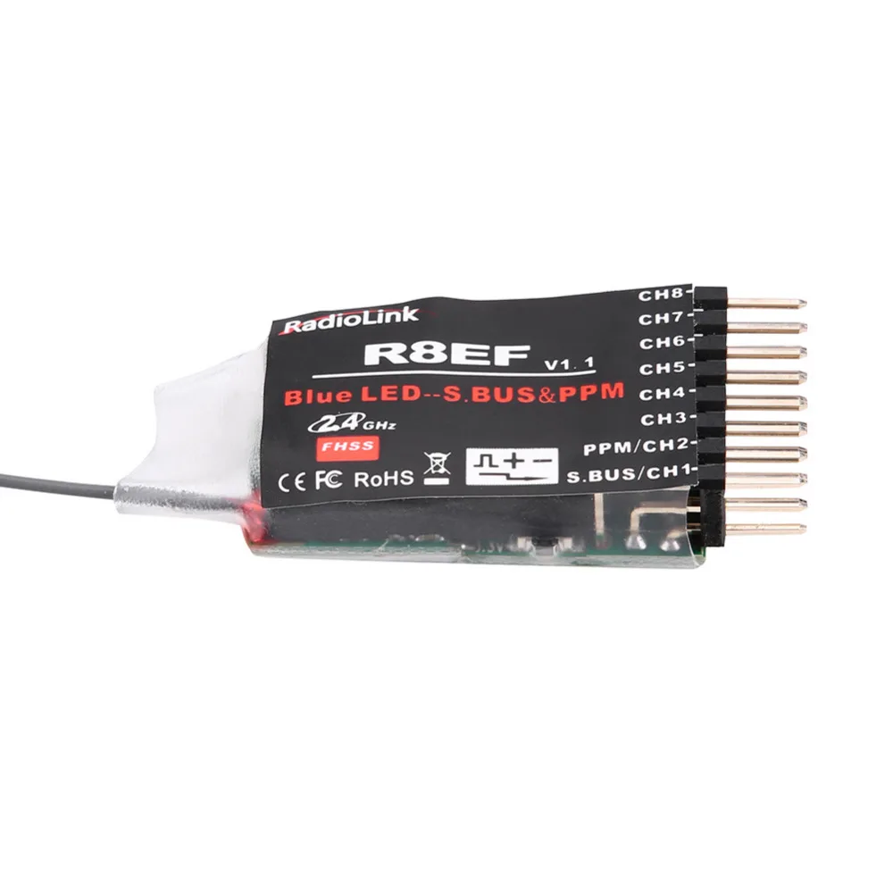 Радиоуправляемые детали Radiolink R8EF 8 канальный приемник SBUS PWM PPM аксессуары для