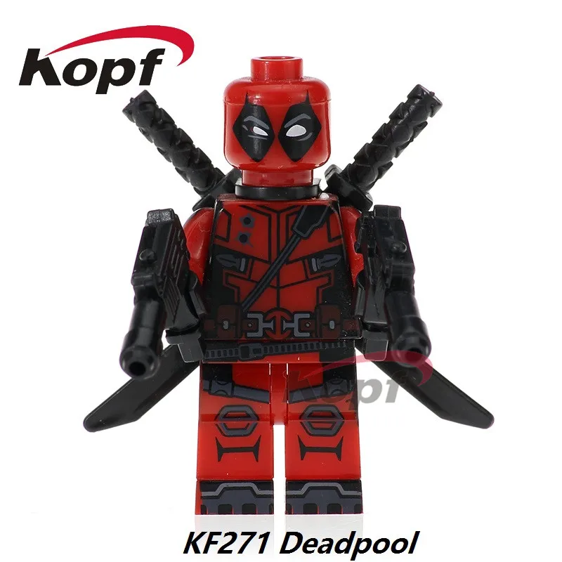 KF271 Without Box Одна распродажа, супергерои, король экшн-фильмов, Чак Норрис Дэдпул, токсинные кирпичи, строительные блоки, Детские Подарочные игрушки KF929 - Цвет: KF271 Without Box