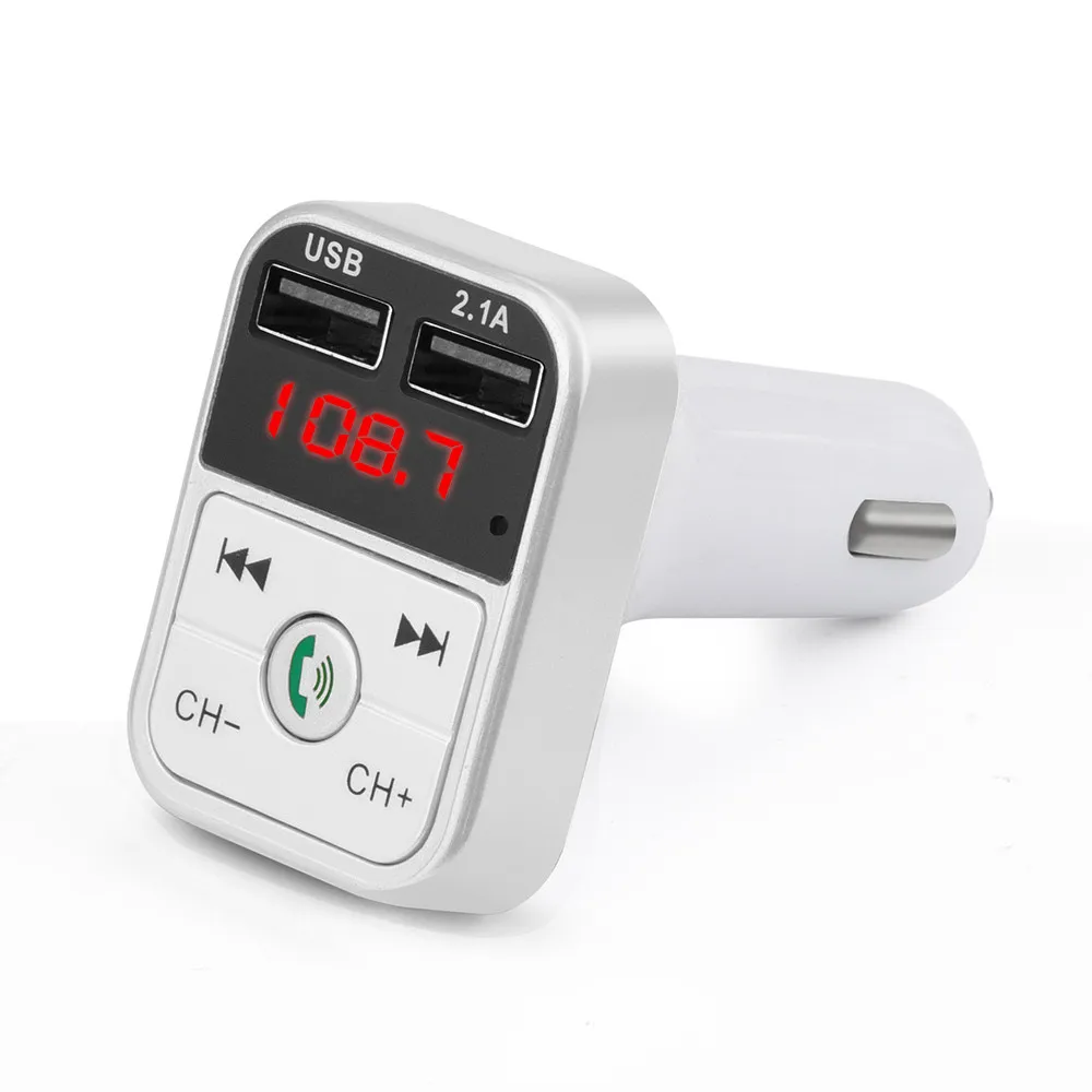 Автомобильный комплект громкой связи 30 шт./лот беспроводной Bluetooth FM-передатчик ЖК