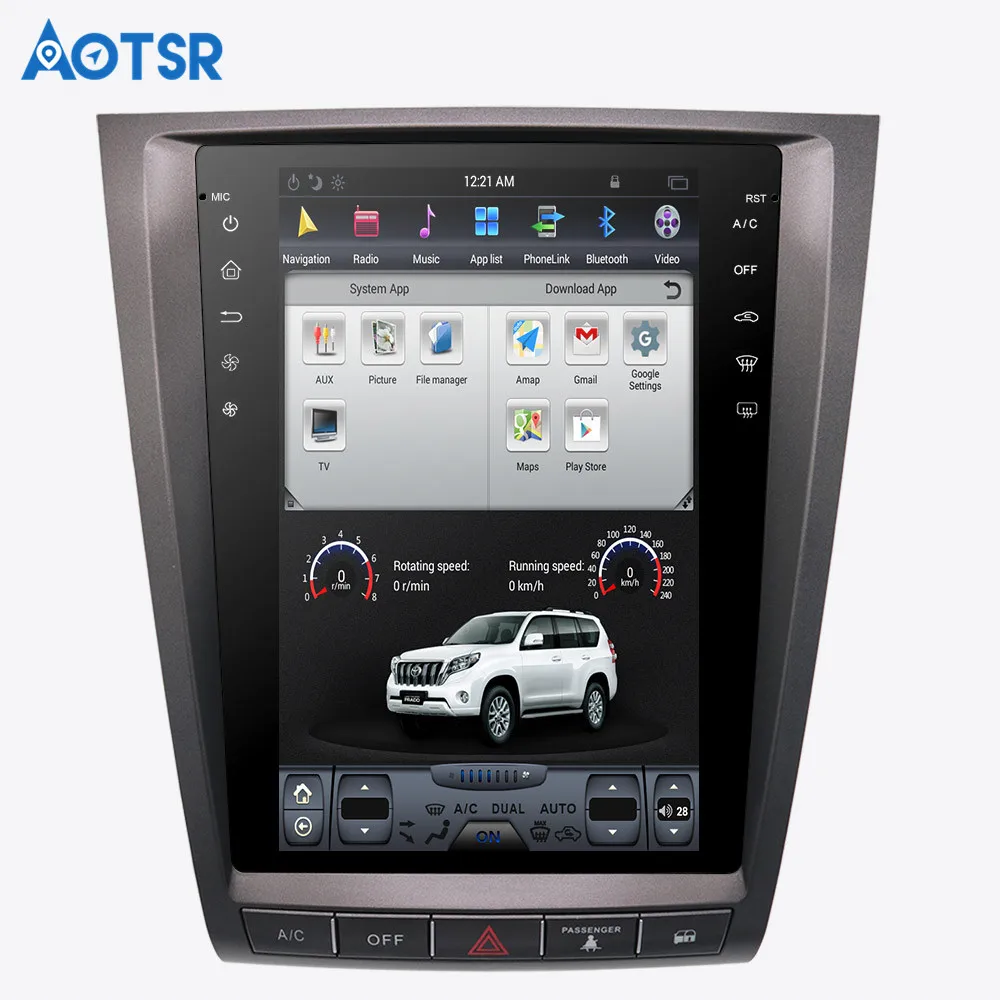 Экран 12 1 дюйма Tesla IPS Android 8 для lexus GS GS300 GS350 GS450 GS460 2004-2011 радио GPS-навигация без