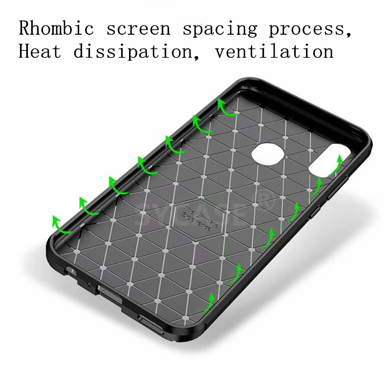 SYCASE Carbon fiber Business phone case For Huawei honor 8X MAX 9 Note 10 Lite Play 7X 8C magic2 Case Frosted feeling back cover |