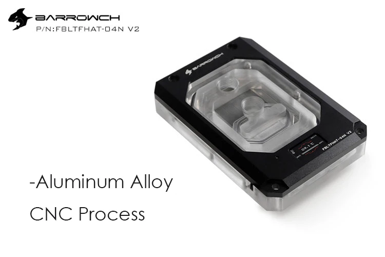 Barrowch OLED дисплей температуры водяного охлаждения FBLTFHAT-04N V2 кулер для процессора AMD Threadripper X399 TR4, SP3 блок процессора