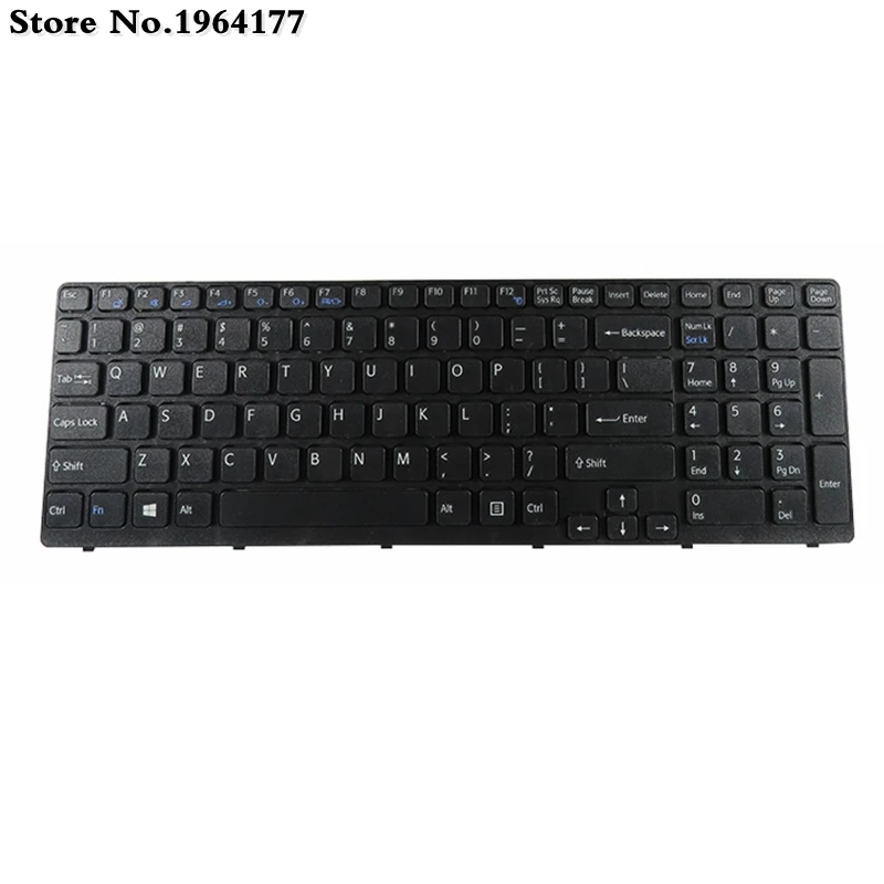 Для SONY VAIO SVE15111 E15 SVE 15 SVE1511 SVE15 SVE15113 ноутбук черная клавиатура с английской раскладкой