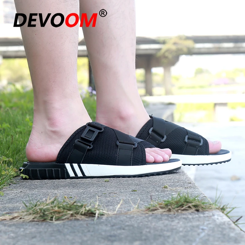 Мужские летние уличные сандалии Слиперы пляжные мужские шлепанцы модные слиперы