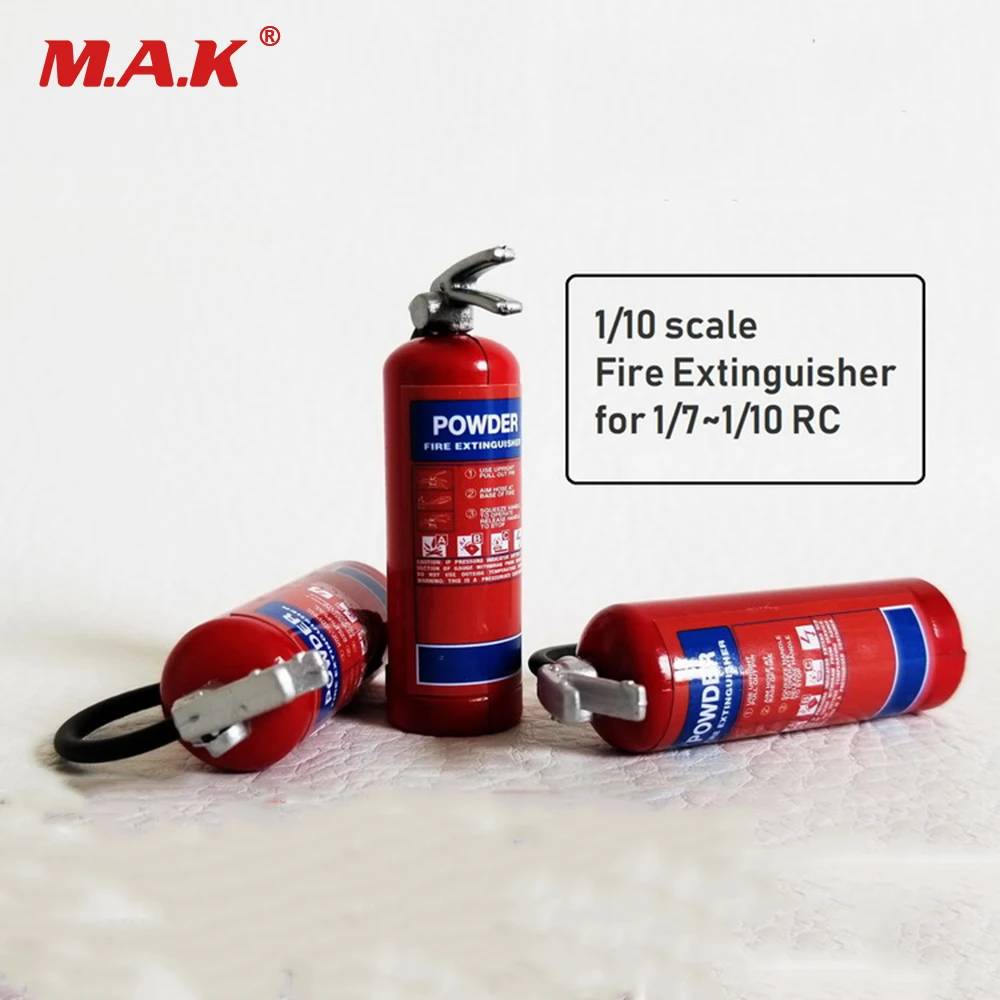 

New 1/10 Scale Fire Extinguisher Red 47mm with Metal Mount RC Crawler Rock Crawler Accessory For Axial SCX10 90048 Trx-4
