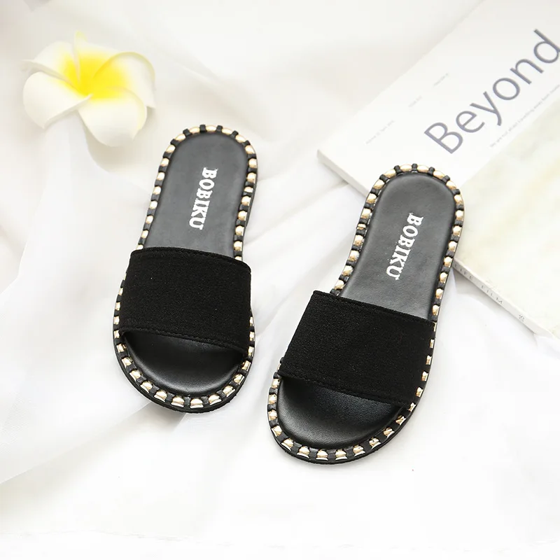 Mumoresip Children's Sandals Big Girls Slippers Beach Slides For Kids &amp Moms Family Matching Anti-skid Open Toe Fashion Soft New |