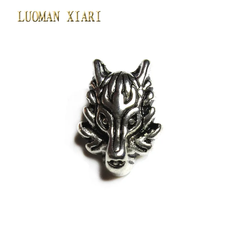 10 шт./20 шт./партия бусины разделители в виде головы дракона|beads charms|charm diybead spacers |