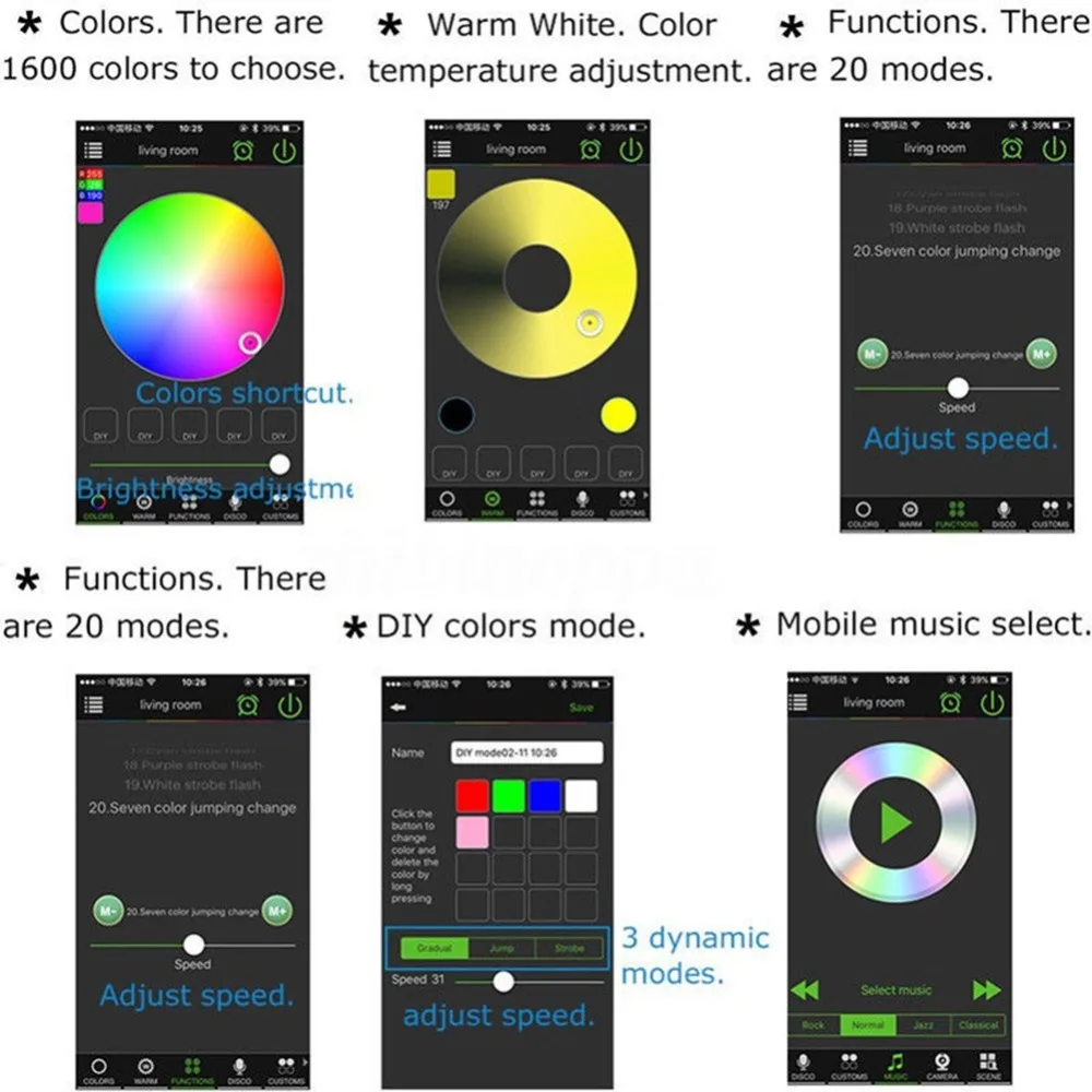 Портативный мини контроллер для светодиодных лент с поддержкой Wi Fi и RGB