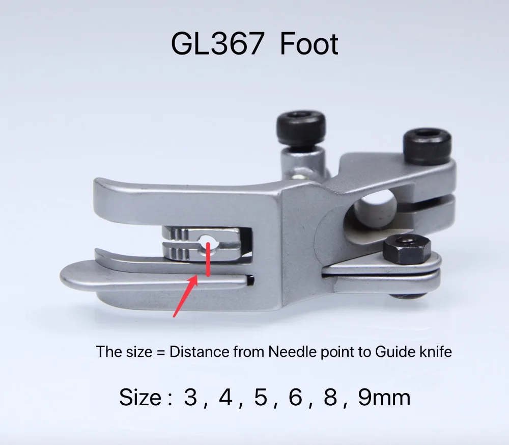 Одиночная игла направляя средства ухода за кожей стоп GL367 GR367 прижимная лапка для