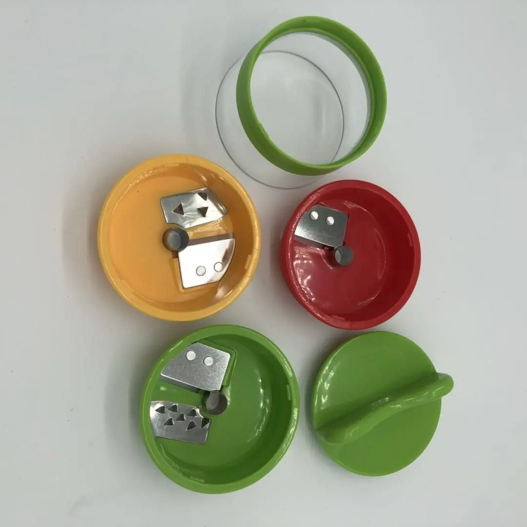 3 sets of blades Морковь Огурец Терка клиновидное лезвие резак для овощей нож для спиральной нарезки фруктов приспособления для приготовления салата Zucchini лапша спагетти производитель - Цвет: 3 sets of blades
