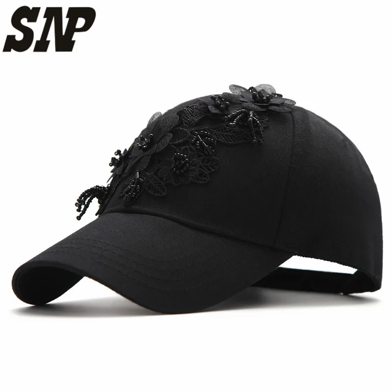 Модные женские бейсболки кружевные шляпы от солнца летняя кепка для женщин Snapback