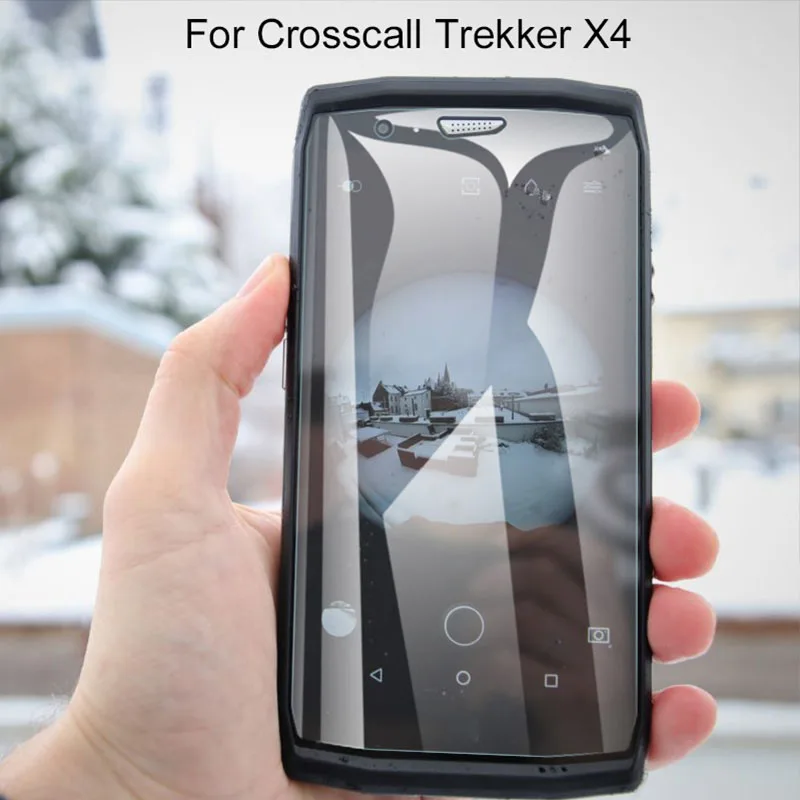 Mcdark 5,5 ''9H закаленное стекло для перекрестного Trekker-X4 Защитная пленка для экрана стеклянная пленка Простая установка пленка для телефона