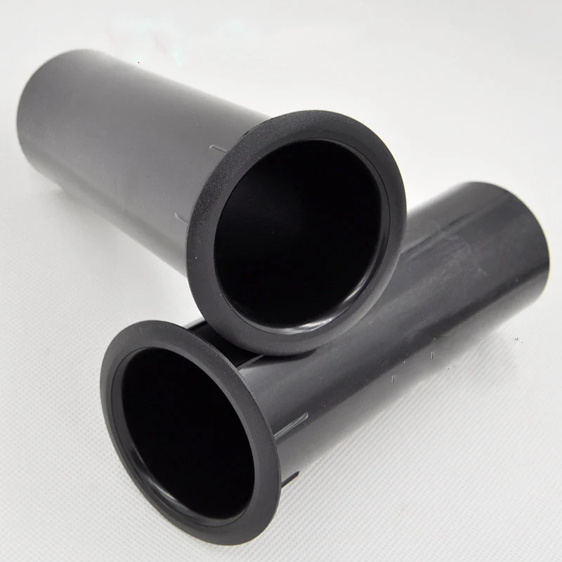 

Open hole 50mm sound box guide tube sound inverted hole air pipe connector ABS new plastic material length 142mm for 4 inches, 5