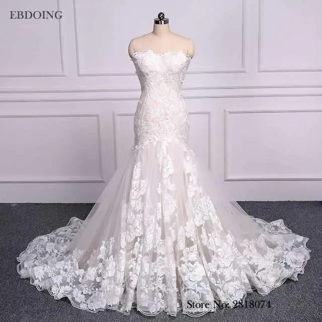 Реальные фотографии Vestidos De Novia очаровательное кружевное свадебное платье