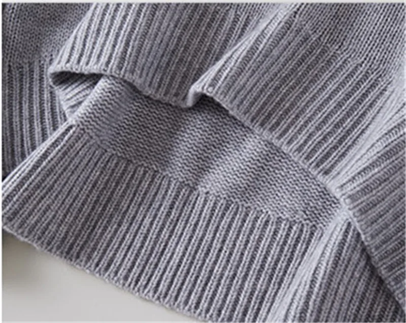 100% goat cashmere thick knit women fashion Oneck pullover sweater coat irregular length solid color S/M/L | Женская одежда