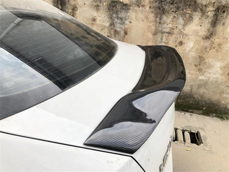 Используется для Skoda Octavia спойлер год Глянцевая углеродное волокно/FRP заднее крыло R стиль спойлер, аксессуары