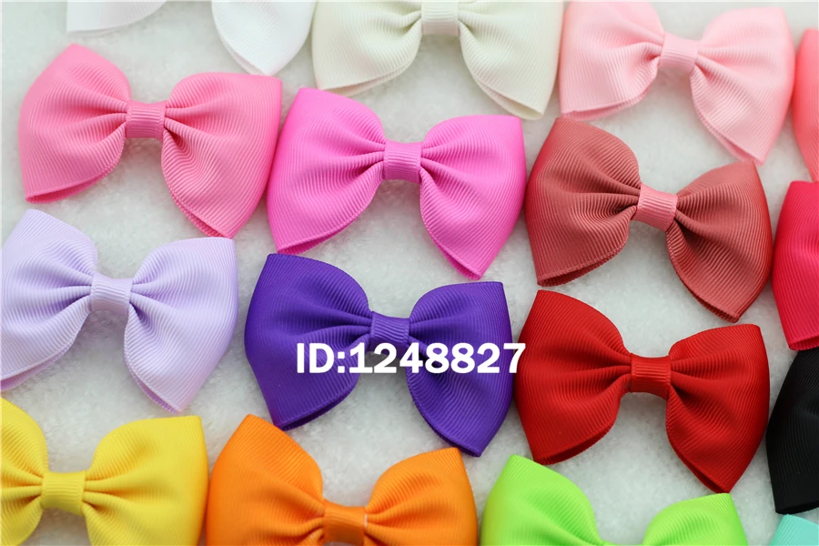 20 шт./лот широкая лента для мамы и дочки бант волос Grosgrain с зажимом Аллигатор