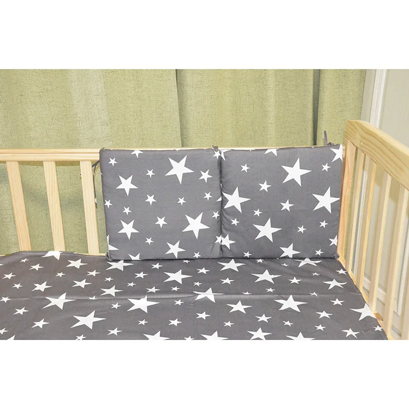 

baby 2pc 29*30cm Combination Star Bed Bumper Comfortable Protect the Baby Easy to Use Baby Bumpers In The Crib