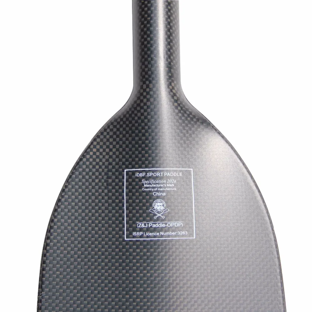 Новинка Спортивная матовая финишная модель IDBF Z & J 1 шт. углеродное волокно весло