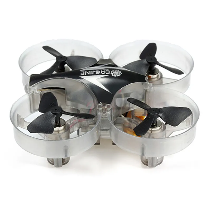 Высокое качество Eachine E012 Мини 2,4G 4CH 6 оси Безголовый режим светодиодный светильник RC Quadcopter RTF мини-Дрон черного, желтого цвета