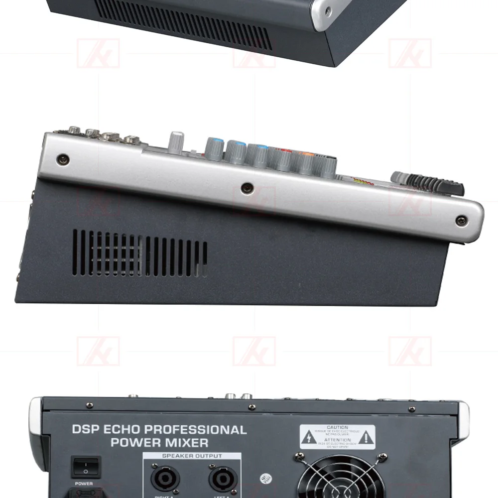 Микшерный пульт рекордер 48 V phantom power monitor AUX effect path 8-12 channel audio mixer USB поставляется с усилителем мощности E