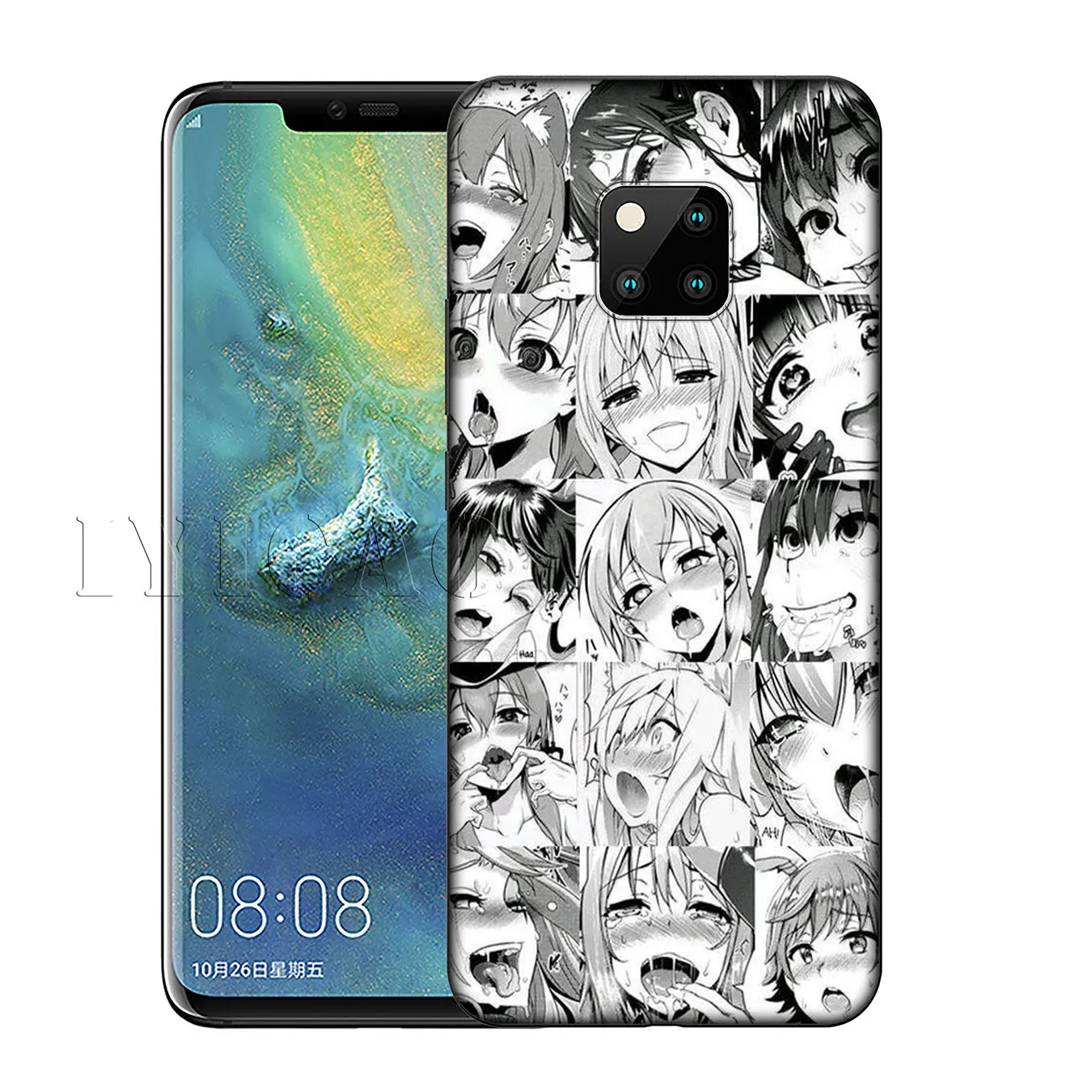 Силиконовый чехол для Huawei Nova Smart 5 5T 5i 4E 4 3i 3 2i 2 Lite мультяшный японский мягкий с