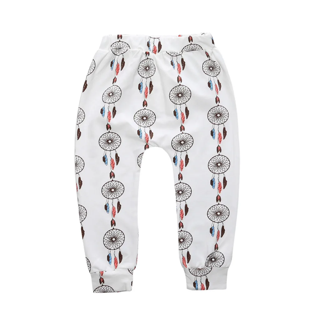 Модные брюки для мальчиков и девочек лимон/акула/арбуз/лиса/панда шаровары