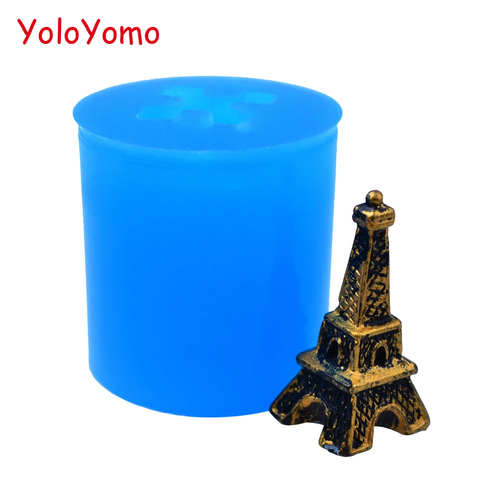 P293YL 30 9 мм 3D Эйфелева башня силиконовая форма-помадка Sugarcraft жевательная паста