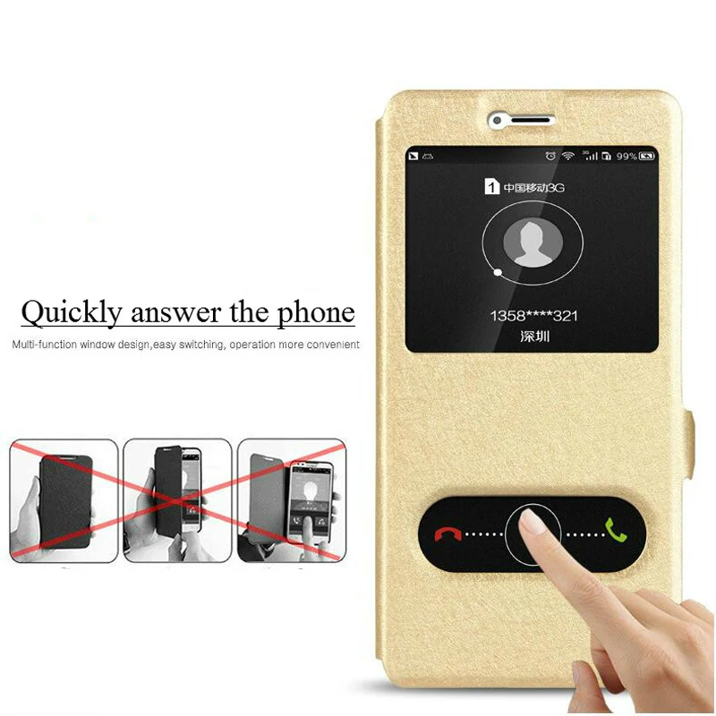 View Window Leather Case for Meizu Pro 7 Cover Ultra Thin Flip Pro7 5.2'' Phone Bag &amp Cases Coque |