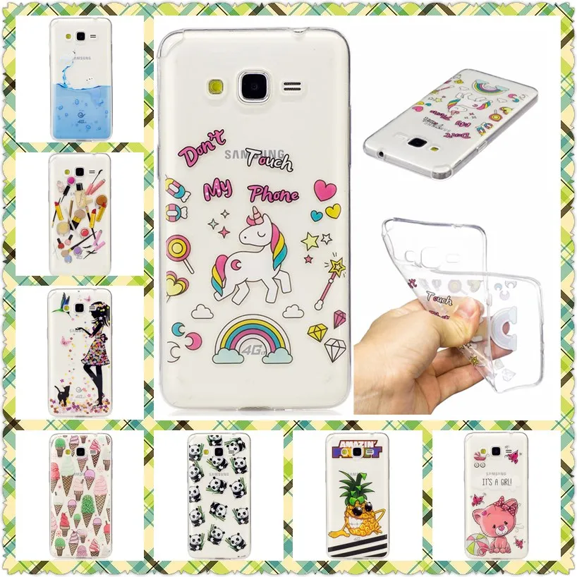 Для Samsung Galaxy Grand Prime G530 G531 G530H G531H G5308W милый мягкий силиконовый чехол из ТПУ защитный