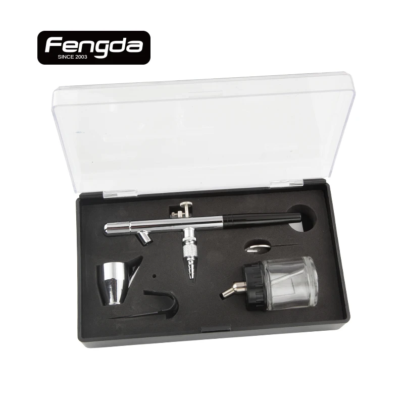 Бесплатная доставка FENGDA Аэрограф пистолет распылитель для лица краски тела