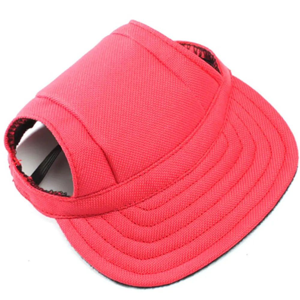 Летняя бейсболка для собак парусиновая шапка с отверстиями ушей маленьких