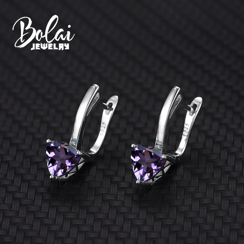 Bolaijewelry серьги из серебра 925 пробы с хорошими серьгами Натуральный Бразильский