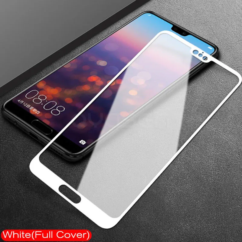 Полное покрытие из закаленного стекла для Huawei P20 Lite Pro Mate 10 Взрывозащищенная
