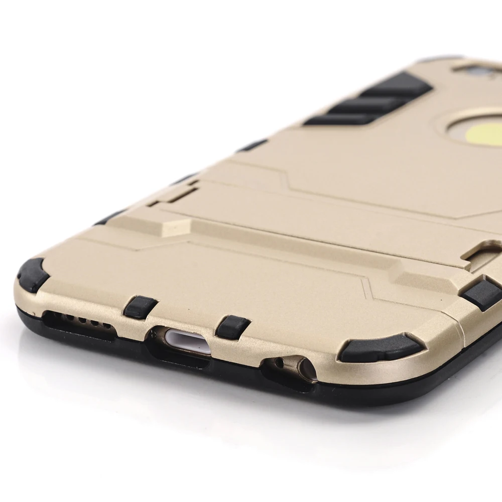 Чехлы Coque для iPhone 6s Plus Броня задняя крышка Мобильные аксессуары с подставкой