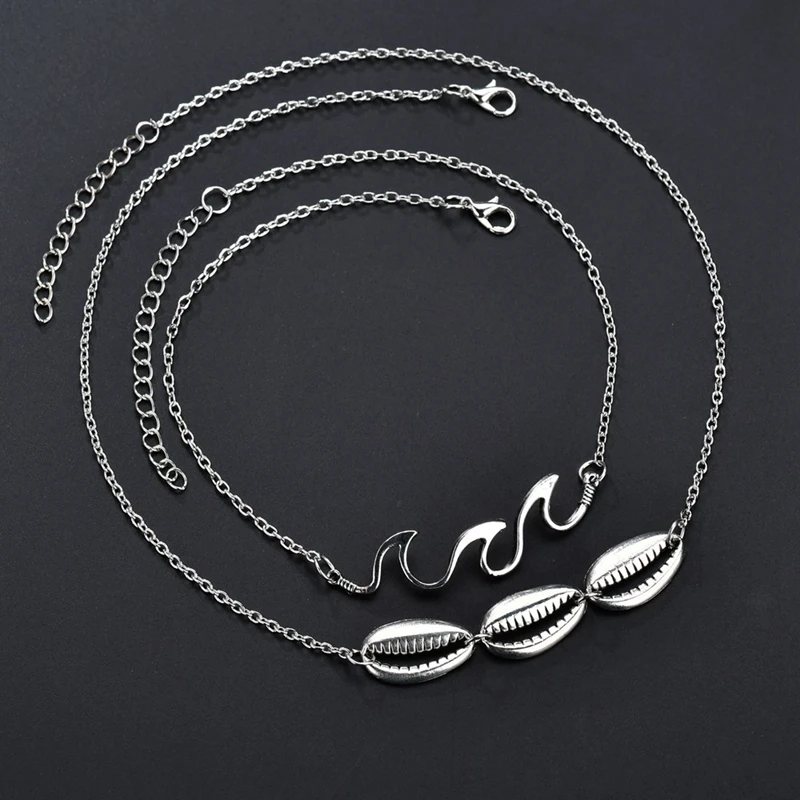 Fashion Shell Necklaces Pendants Gift Letter Collar Choker Jewelry For Women Long Chain Men Collier Heart Necklace | Украшения и