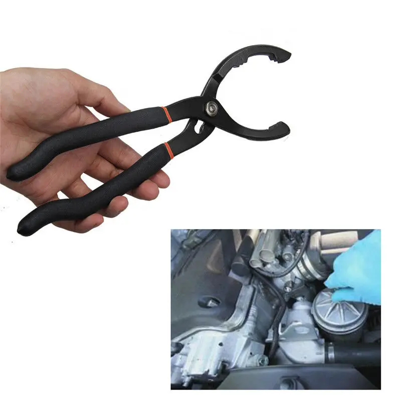 

Non-slip 12-inch Repair and Maintenance Tool Oil Filter Disassembly and Installation of Special Forceps Filter Oil Grid Spanner