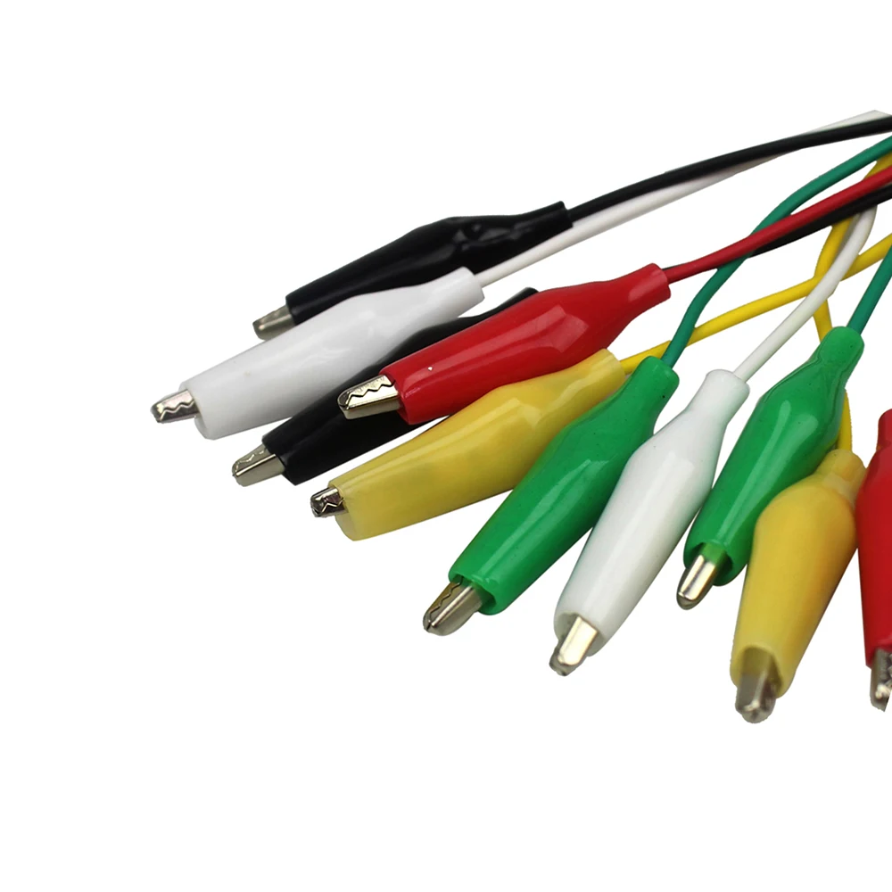 Зажимы типа Аллигатор 10 шт. электрические Тестовые провода сделай сам