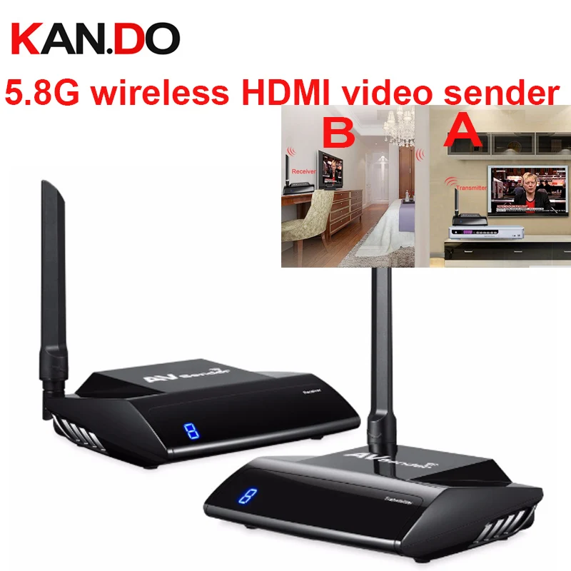 580HDMI 5 8 GHz IR Remote Extender 300m HDMI беспроводной AV Передатчик и приемник совместимый с HDTV DVD