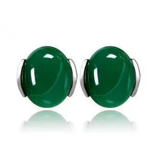 Женские серьги гвоздики с натуральным опалом из стерлингового серебра 925 пробы