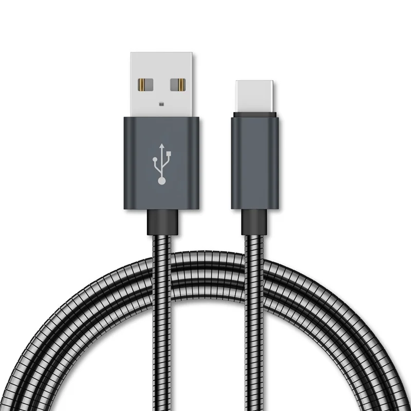 Металлический Плетеный Micro usb type-C кабель для huawei P20 Micro USB C кабель передачи данных для быстрой зарядки для Xiaomi Oneplus Redmi шнур зарядного устройства